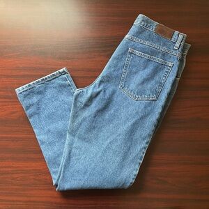 Vintage LL Bean Jeans Blue Denim Mens 33x30 Relaxed Fit Straight